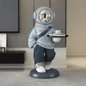 Creative Home Living Room Large Landing Decorations Housewarming Gifts Astronaut 3D Tray Decoration - Image 4