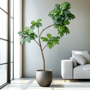 天然人造绿色塑料树房屋房间盆栽模拟植物婚礼装饰室内室外人造 - 图片 2
