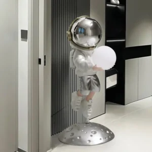 Creative Home Living Room Decoration Housewarming Gift Nordic Style Astronaut Sculpture Landing Tray Decoration - Image 6