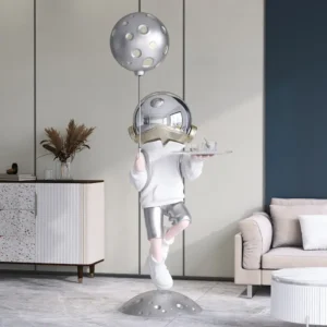 Nordic Astronauts Large Landing Tray Decoration Porch Living Room TV Cabinet Home Decoration Housewarming Gift - Image 2