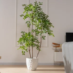 Artificial Plants Ulmus Pumila High Quality Factory Hot Sale Simulation Tree in Pot Indoor Outdoor Decoration - Image 2