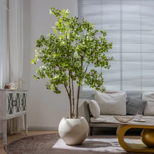 Simulated Green Plants Gardenia Leaves Home Store Green Plants Branch Artificial Plants Decoration Indoor Outdoor Green - Image 5