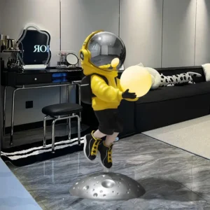 Creative Home Living Room Decoration Housewarming Gift Nordic Style Astronaut Sculpture Landing Tray Decoration - Image 5
