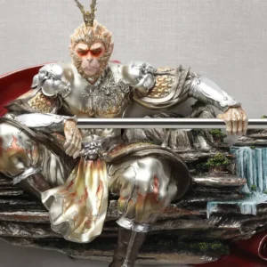Sculpture Figure Decor Fiberglass Living Room Sofa Wall Hanging 3D Relief Decor Dining Room Wall Hanging Black Myth Wukong - Image 4