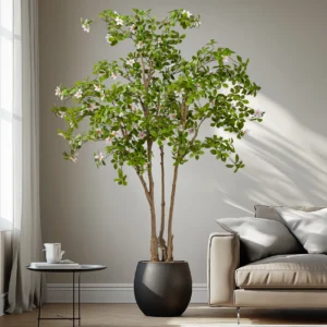 Simulated Green Plants Gardenia Leaves Home Store Green Plants Branch Artificial Plants Decoration Indoor Outdoor Green - Image 4