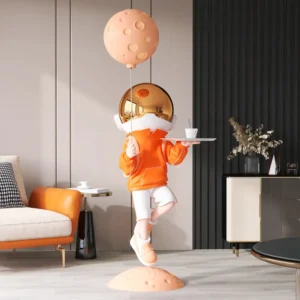 Nordic Astronauts Large Landing Tray Decoration Porch Living Room TV Cabinet Home Decoration Housewarming Gift - Image 5